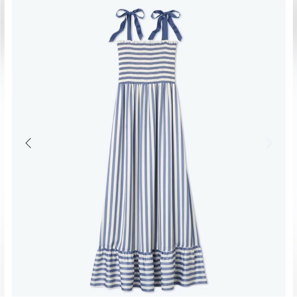 Summersalt Silky Luxe Smocked Maxi Dress